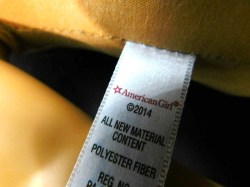 ag brunette blue jacket label